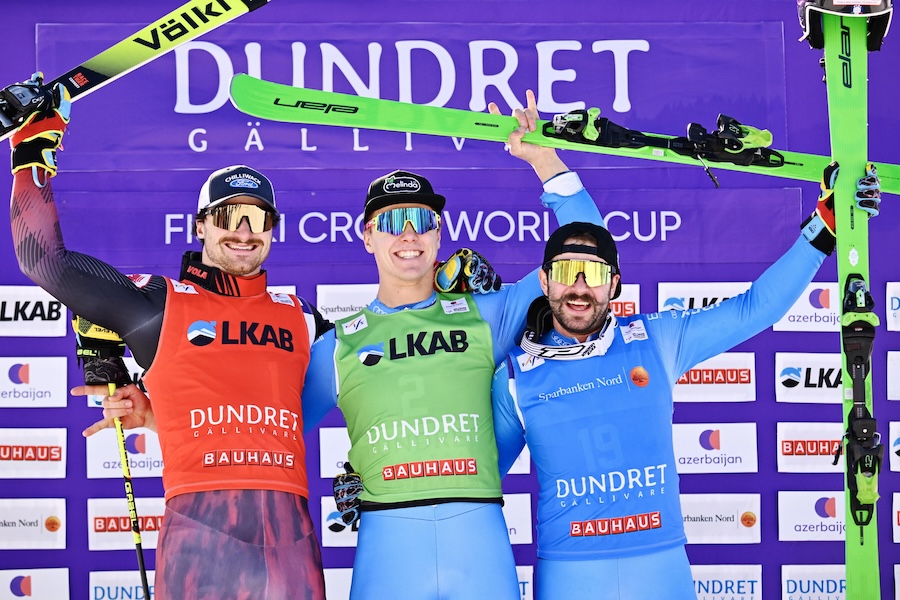 Podio ultima stagionale ski cross