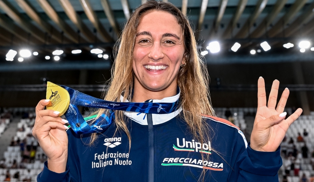 Parigi: Simona Quadarella detta legge anche nei 1500 stile libero e centra il 10° oro agli Europei