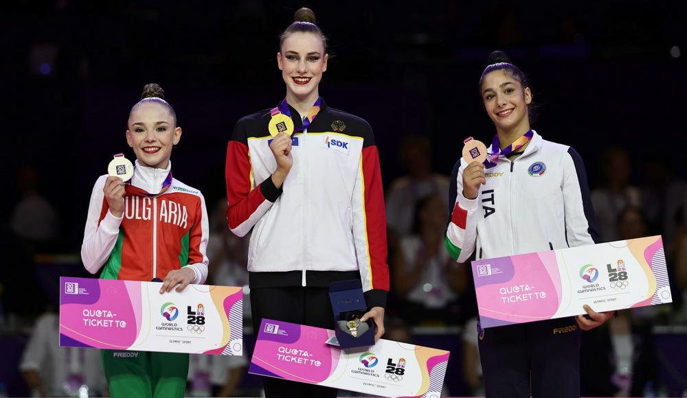 Mondiali, Sofia Raffaeli si tinge di bronzo nell'all-around: prima carta per Los Angeles 2028 per l'Italia Team
