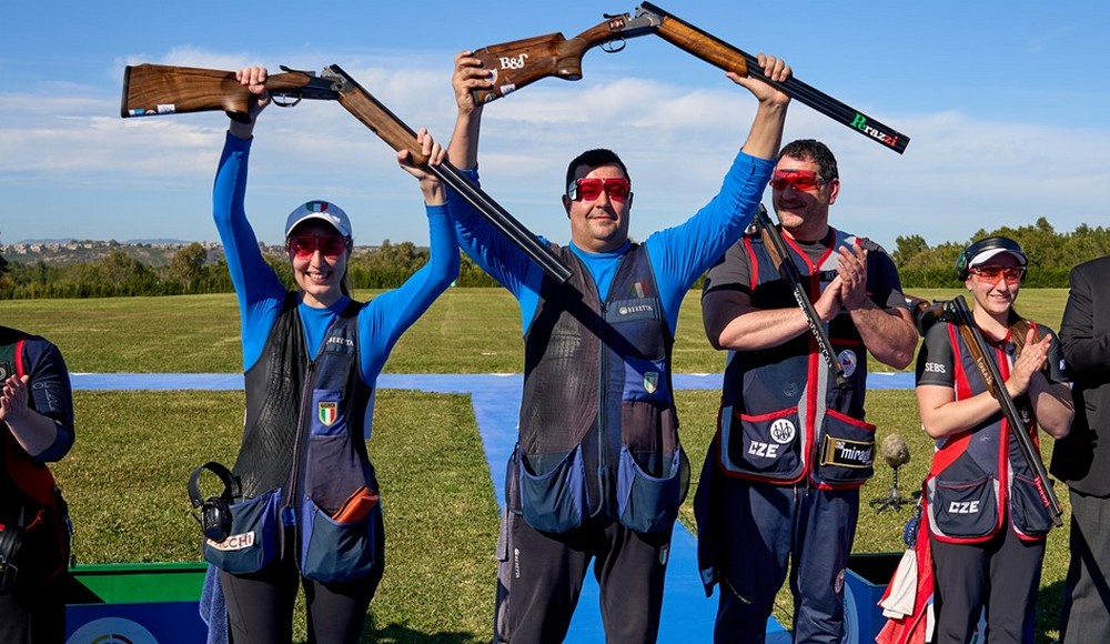 Trap: successo per Jessica Rossi e Daniele Resca nel mixed team di Coppa del Mondo in Marocco