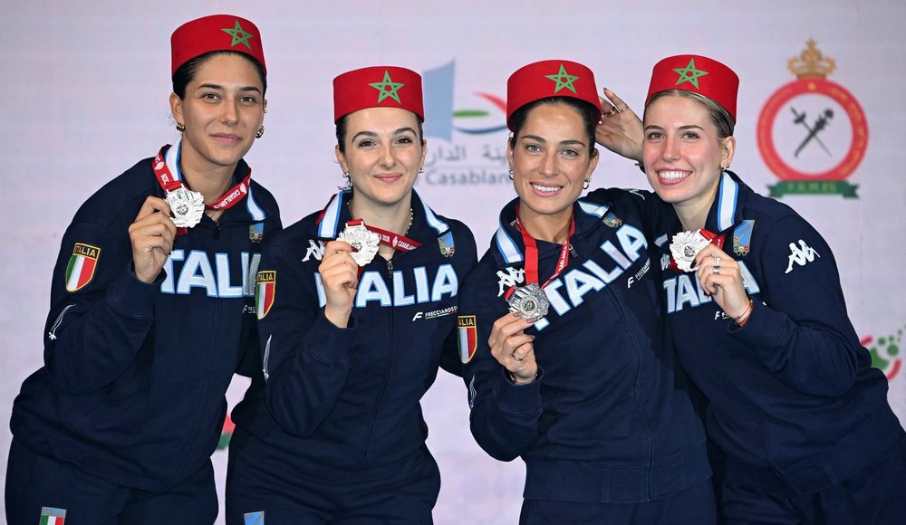 Coppa del Mondo: secondo posto per le spadiste azzurre nella prova a squadre di Casablanca