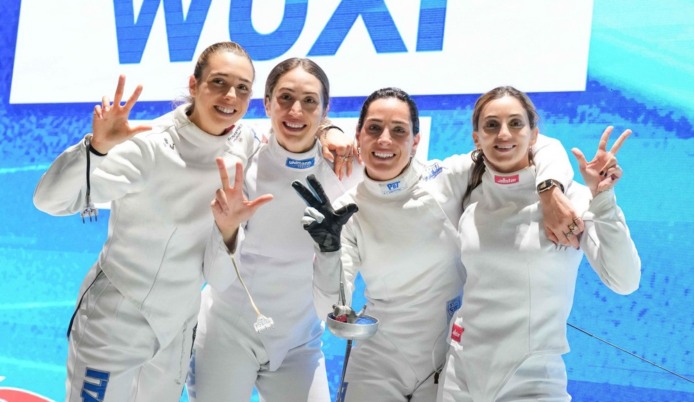 Coppa del Mondo: le spadiste azzurre chiudono al terzo posto la prova a squadre di Wuxi