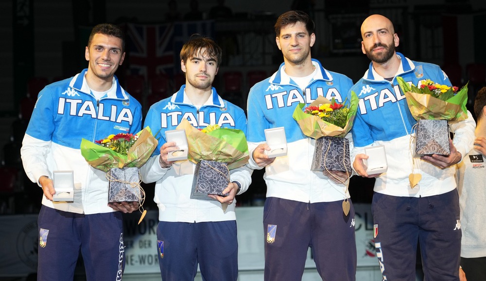 Spada, Coppa del Mondo: l'Italia maschile si piazza seconda nell'ultima gara a squadre di Berna