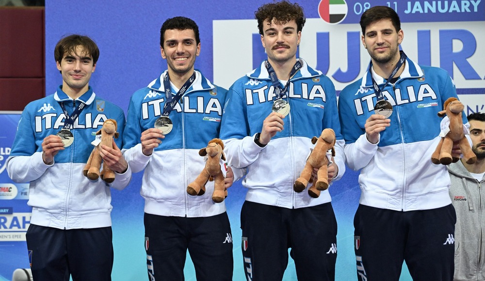 Spada, Coppa del Mondo: l'Italia maschile termina in seconda piazza la gara a squadre di Fujairah
