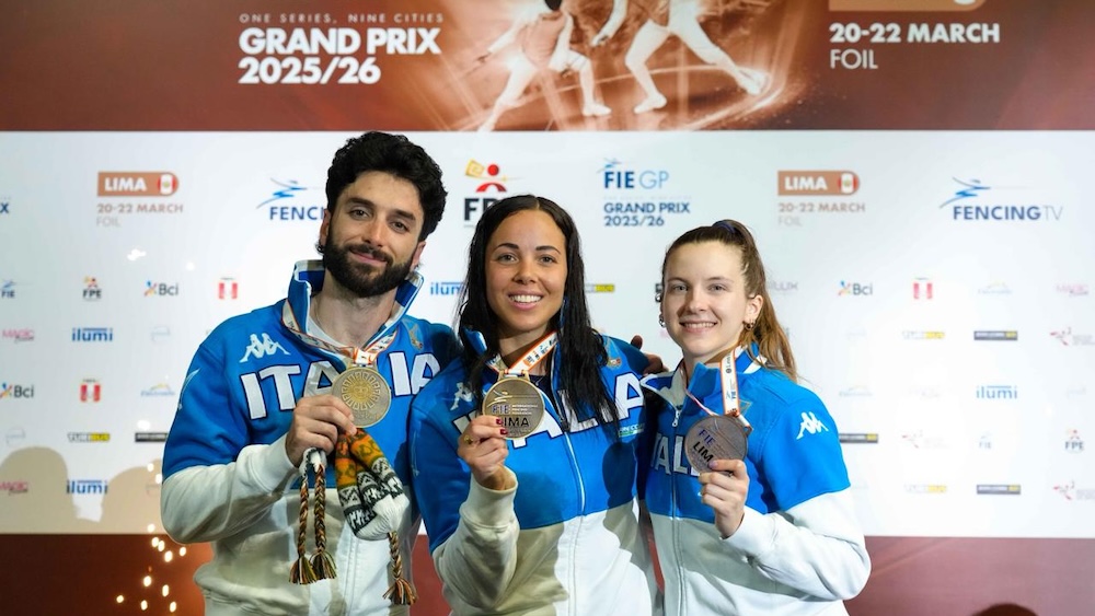 Fioretto: Alice Volpi e Guillaume Bianchi trionfano al Grand Prix di Lima, anche Martina Favaretto sul podio femminile