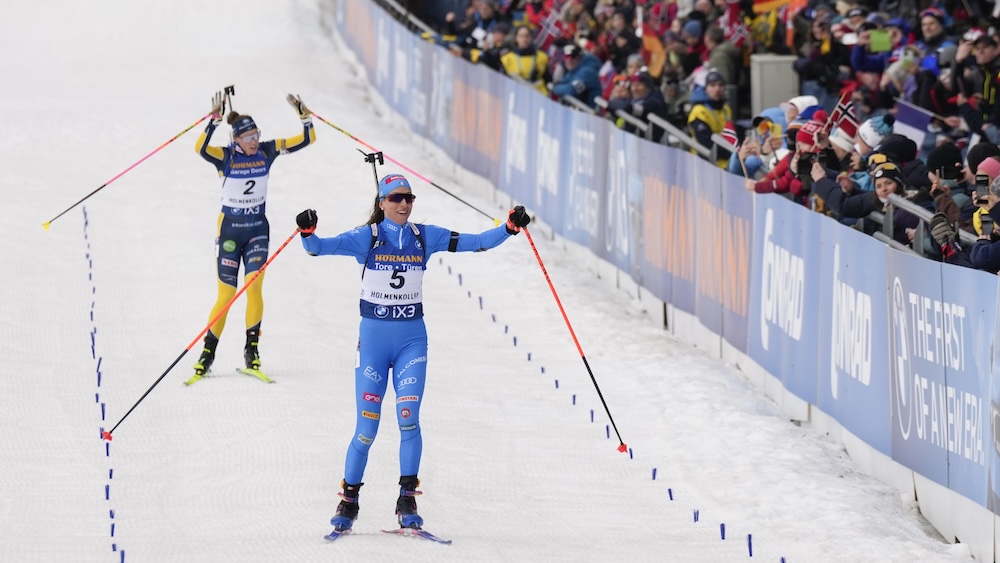 Lisa Vittozzi vince ad Oslo l’ultima gara stagionale di Coppa del Mondo: azzurra in trionfo per la prima volta nella mass start
