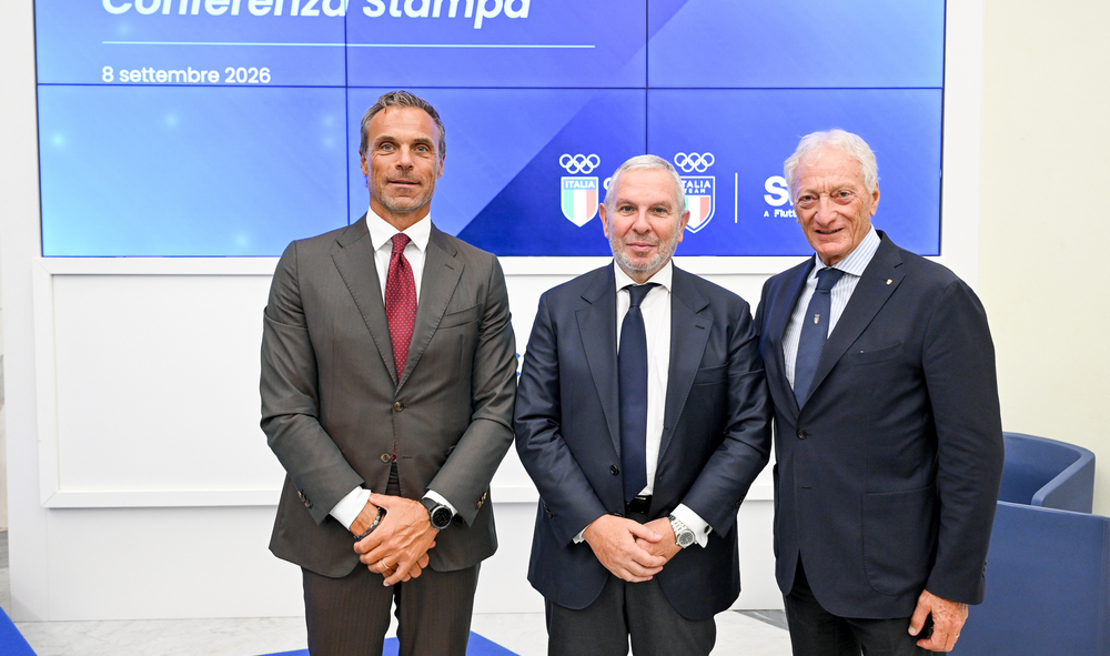 CONI e Sisal insieme per lo sport olimpico italiano: presentata la collaborazione a sostegno dei progetti a cinque cerchi dell’Italia Team