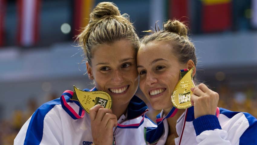 Europei - Tania e Francesca, 3 metri sopra il cielo