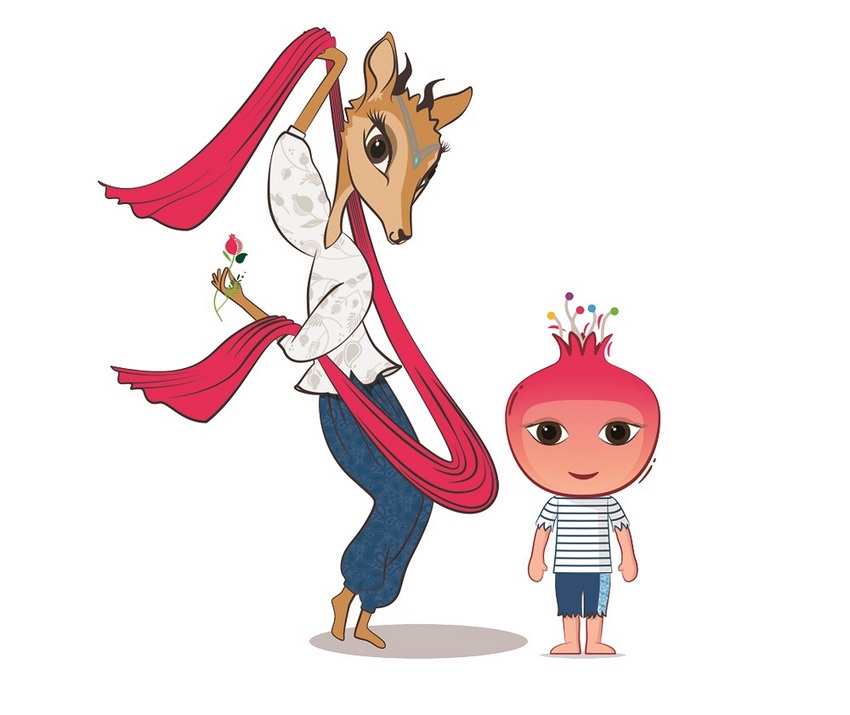 Baku 2015 unveils official mascots Jeyran and Nar