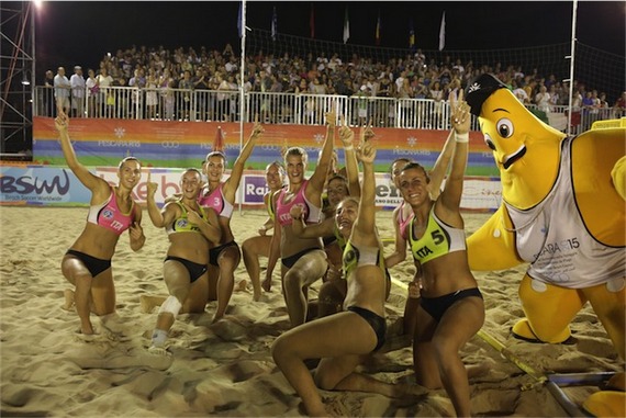 beach handball oro