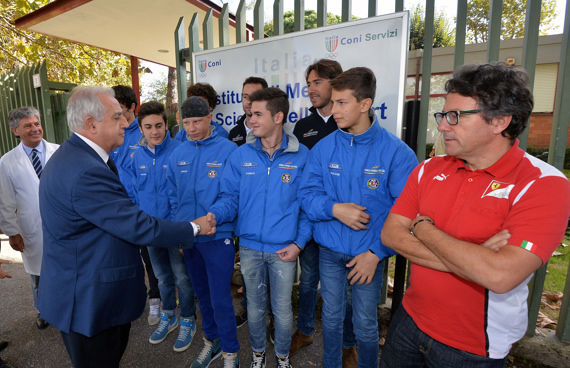 CONI-FERRARI: Visite all'Istituto di Medicina dello Sport per i giovani piloti della Driver Academy