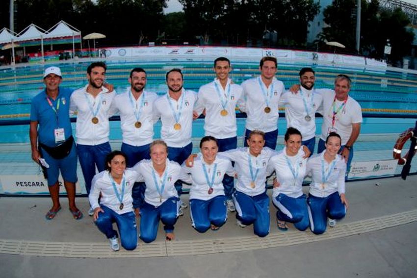 medaglie nuoto pinnato