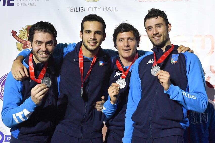 1Sciabola Squadra TBILISI MEDAGLIA