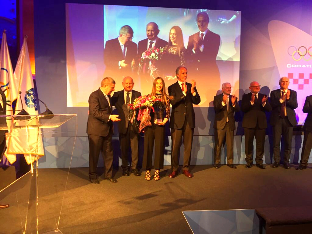 Premio "Piotr Nurowski" come migliore atleta europeo dell'anno alla ciclista azzurra Letizia Paternoster