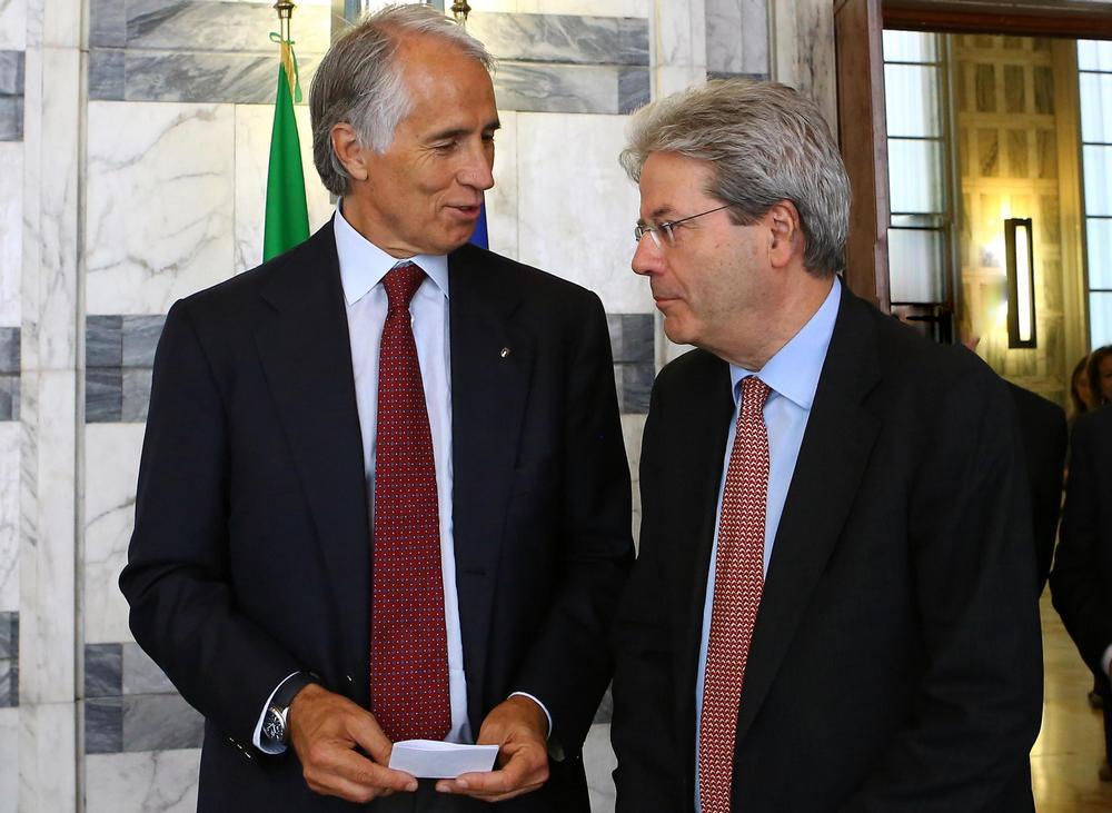 Il 19 dicembre Cerimonia dei Collari d'Oro col Premier Gentiloni e il Ministro Lotti. Diretta Rai2, ore 11