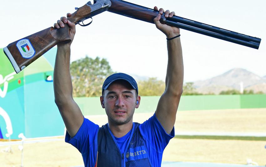 Gabriele Rossetti 'padrone' dello skeet: a Mosca l'olimpionico vince anche l'oro Mondiale