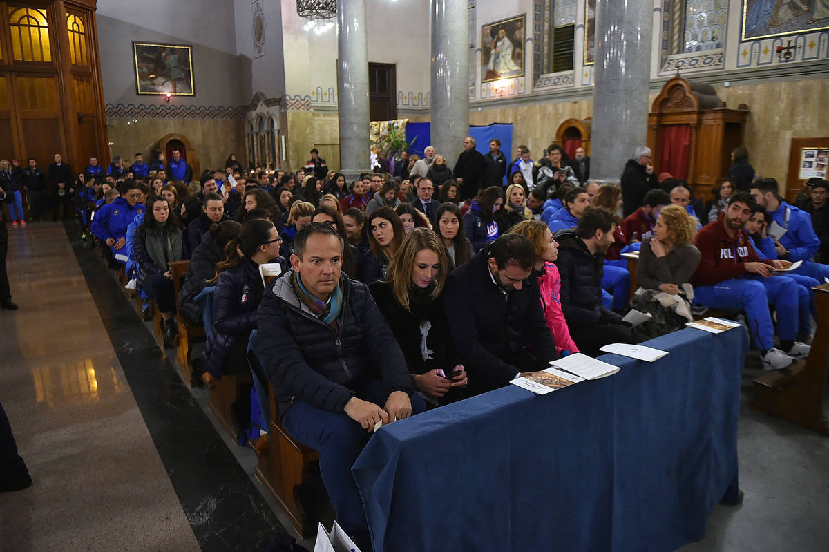 Celebrata la Messa degli Sportivi. Malagò: Natale all'insegna dei valori profondi dello sport