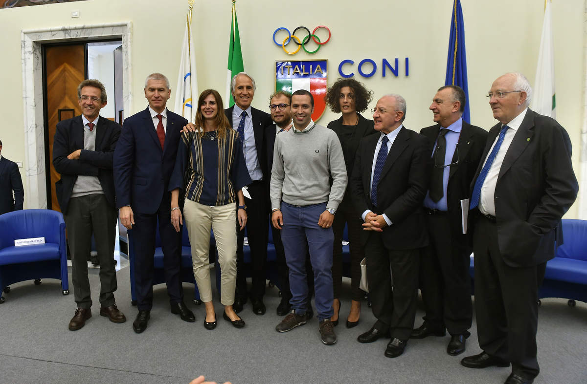 Presentato il progetto Napoli 2019. Malagò: gioco di squadra per vincere la sfida