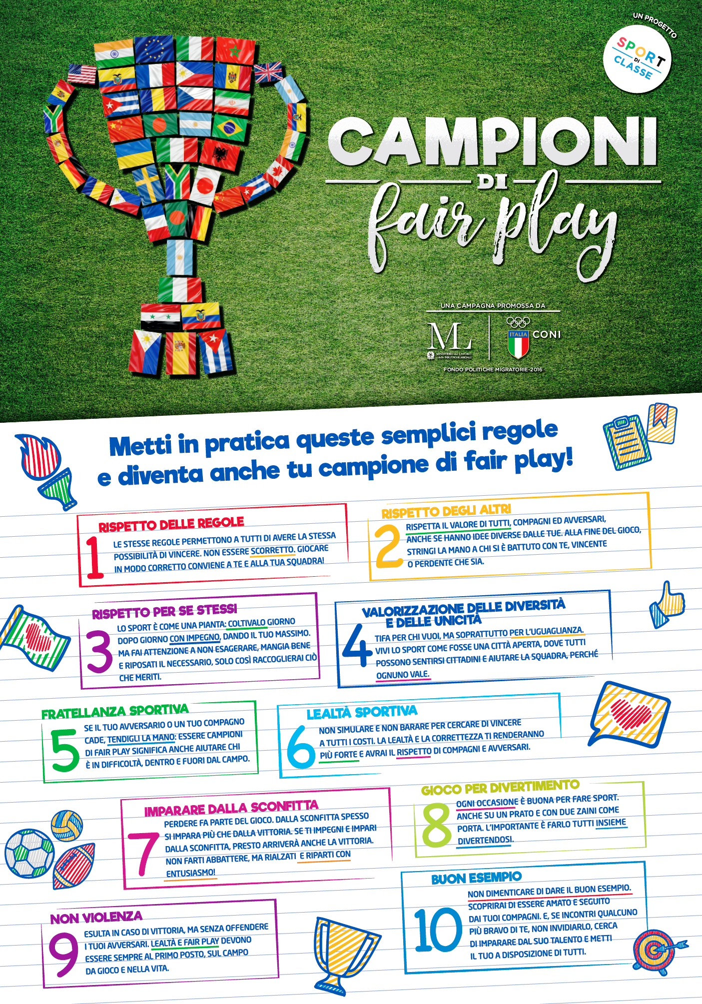 poster sport di classe