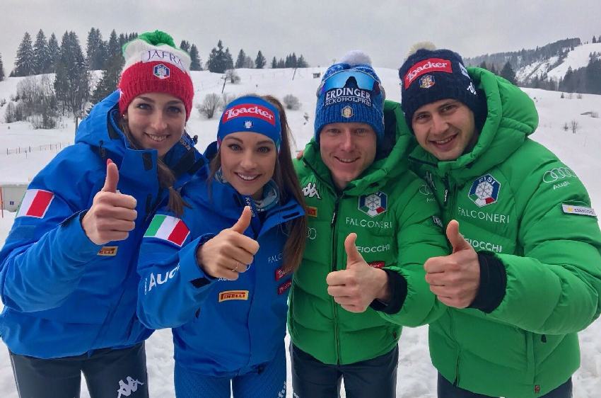 La staffetta mista apre domani i Mondiali. Wierer: "Siamo positivi"