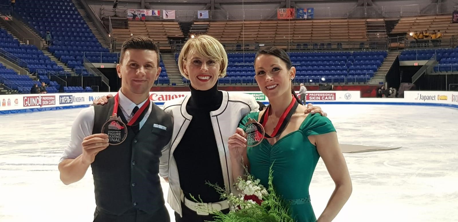 Guignard-Fabbri terzi nelle finali danza del GP di Vancouver: terza coppia italiana di tutti i tempi a salire sul podio