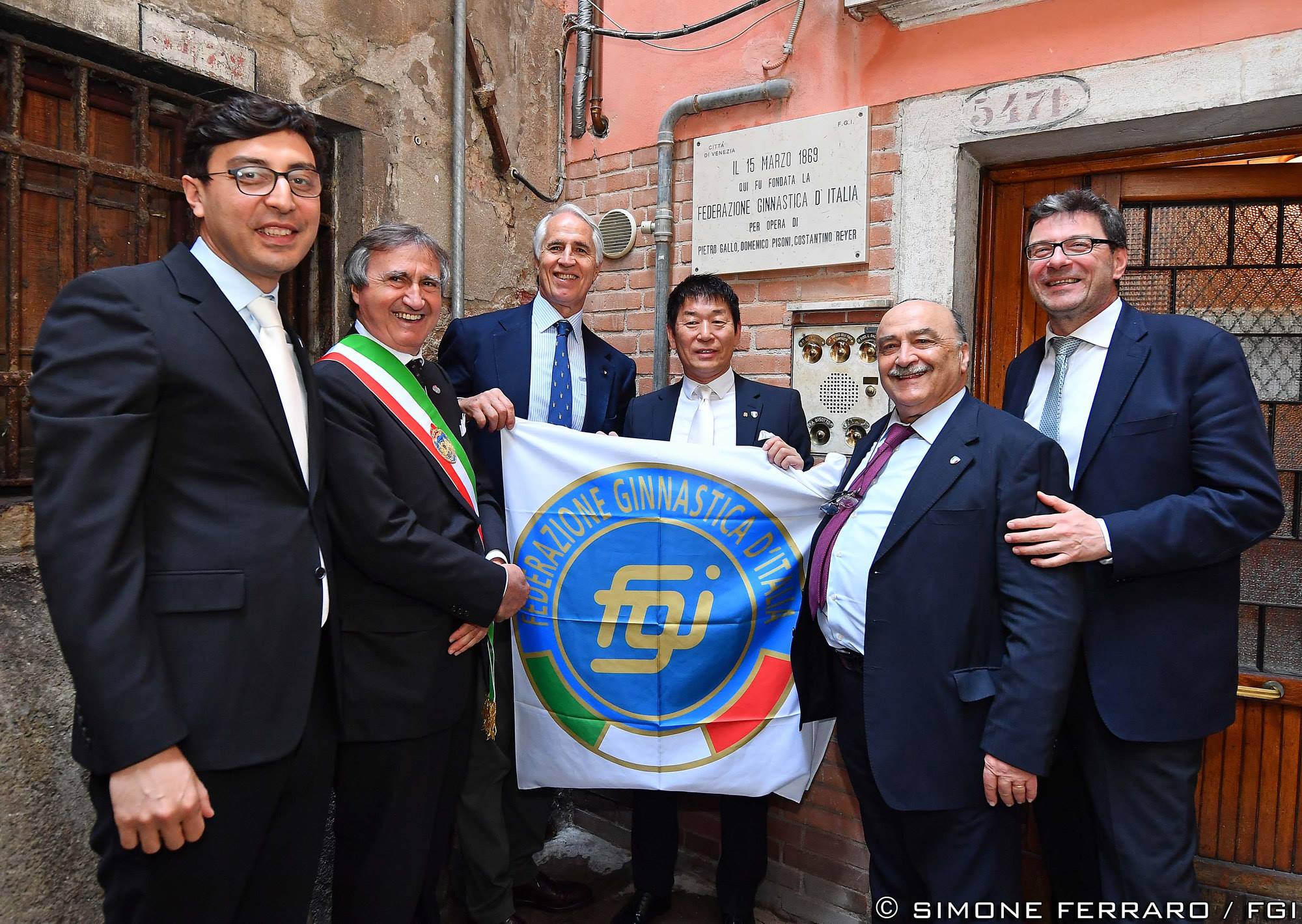 Malagò alle celebrazioni per i 150 anni della Federginnastica a Venezia