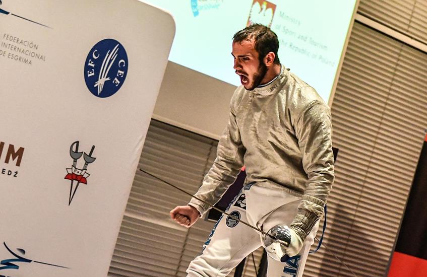 Coppa del Mondo di sciabola, Luca Curatoli 2° a Varsavia