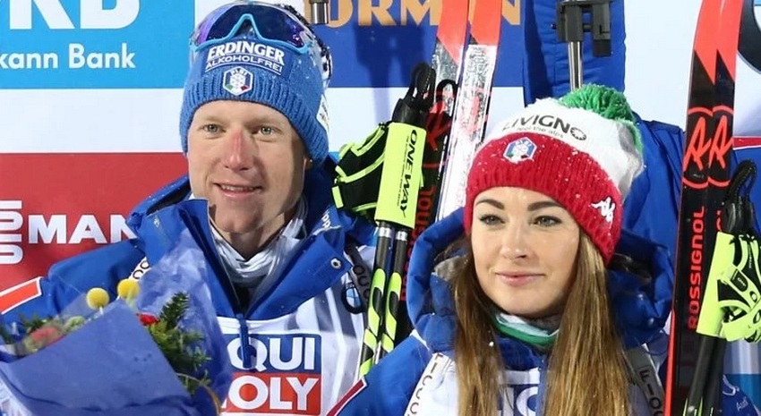 Mondiali: Wierer-Hofer d'argento nella staffetta single mixed