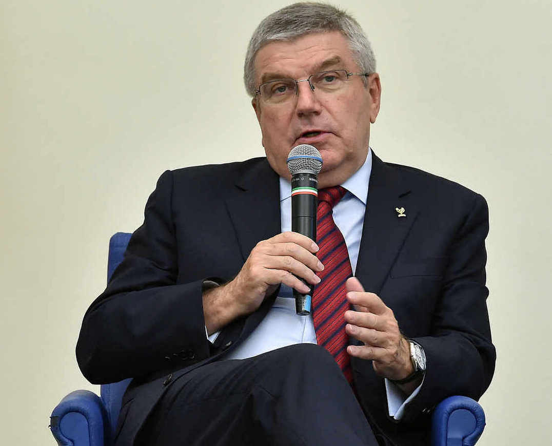 Il Presidente del CIO Thomas Bach visita Casa Italia