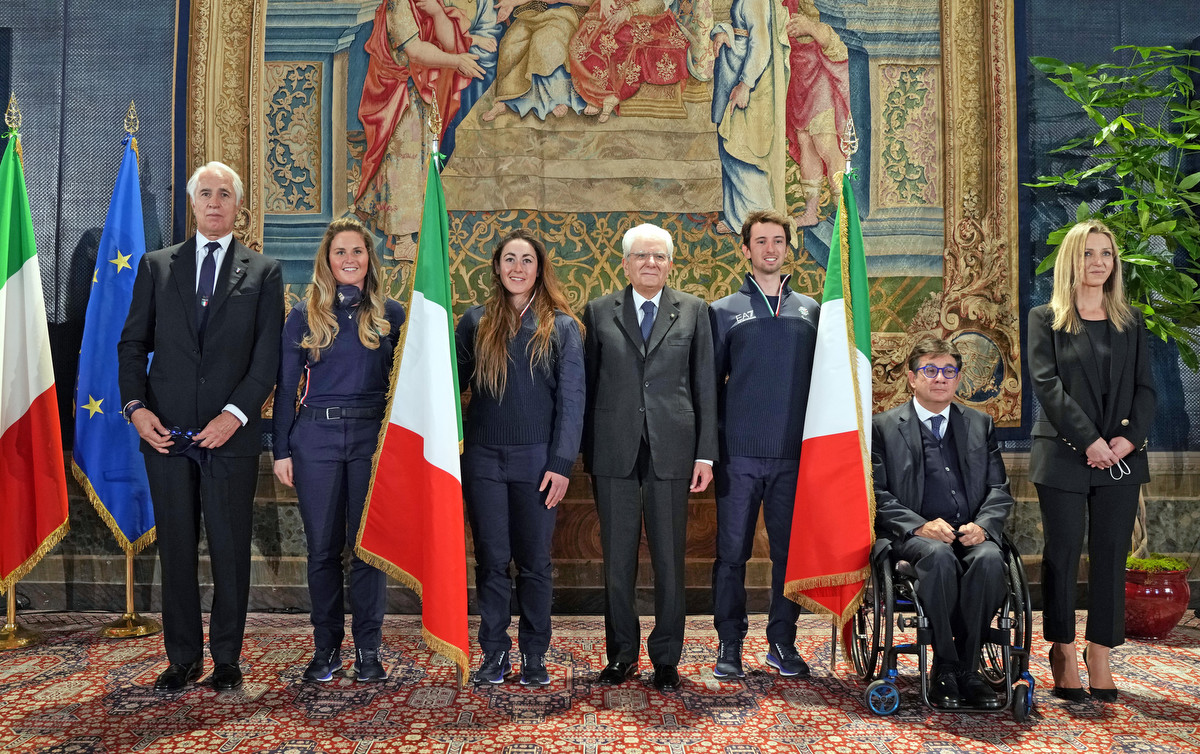 Mattarella to Malagò: 'Best wishes to the athletes, in particular to Moioli and Goggia. I will be following you'