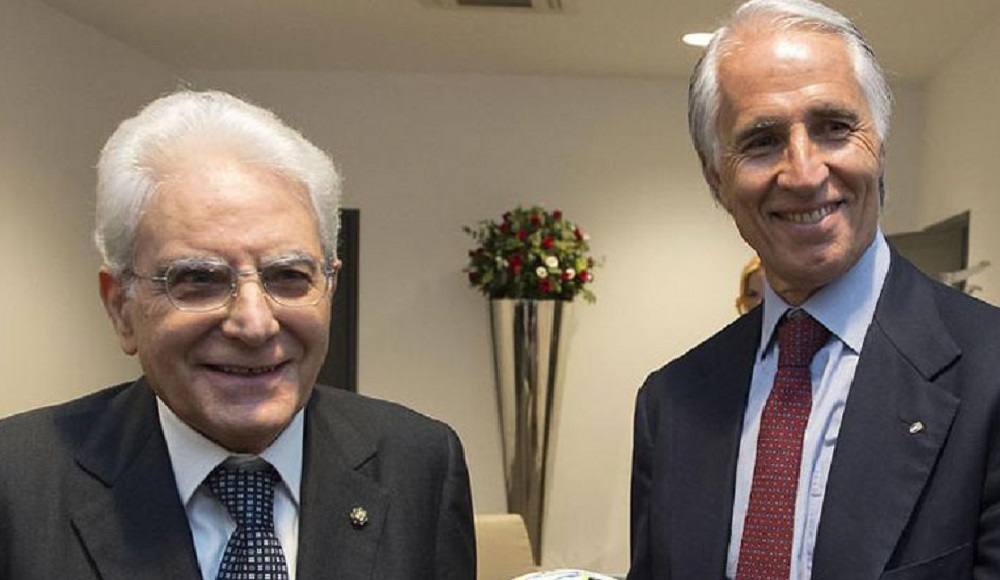 Malagò on the re-election of Mattarella to lead the country: happy to still have him as our first supporter