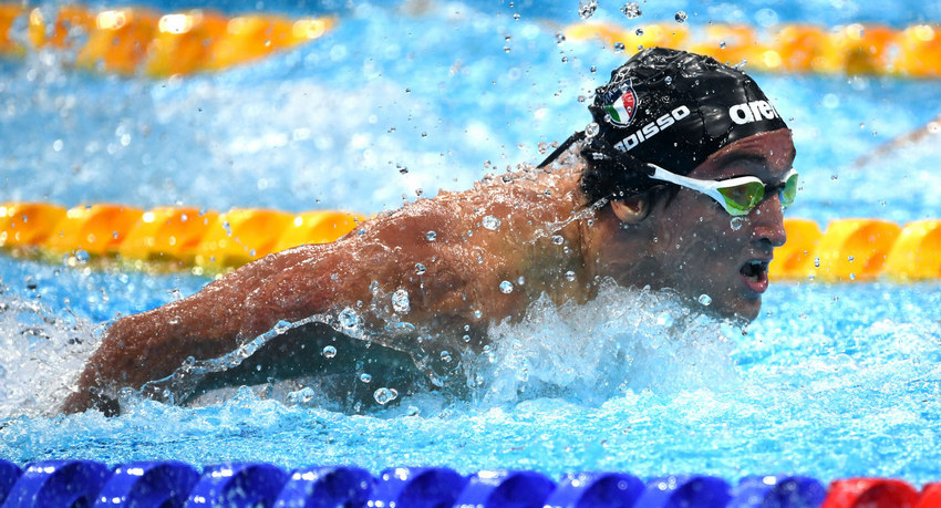 Amazing Burdisso in the 200 butterfly takes bronze