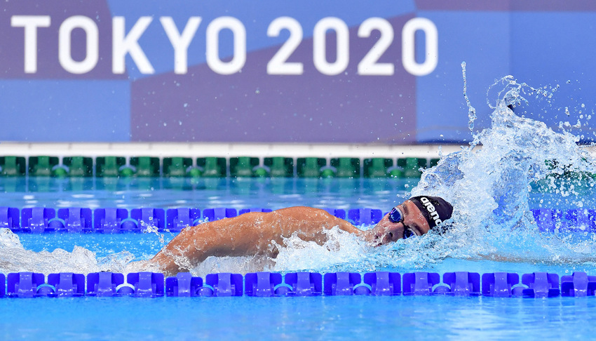 Paltrinieri silver! In the pool as a protagonist, Greg is 2nd in the 800 freestyle