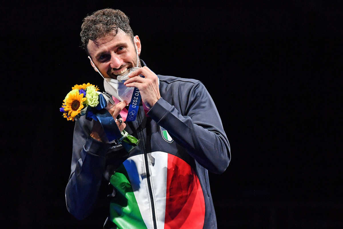  Tokyo 2020: first Italy team medal! Samele takes silver in the individual sabre event