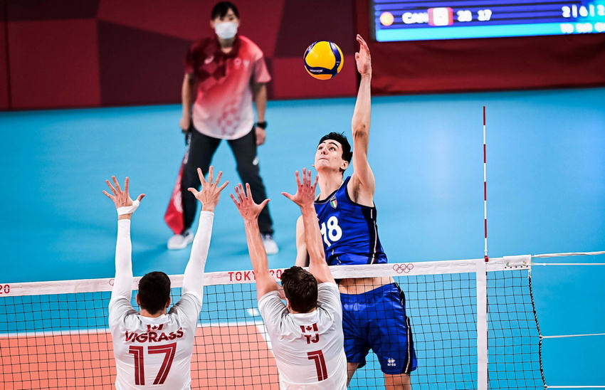 Tokyo 2020: per l'italvolley buona la prima. Canada battuto in rimonta