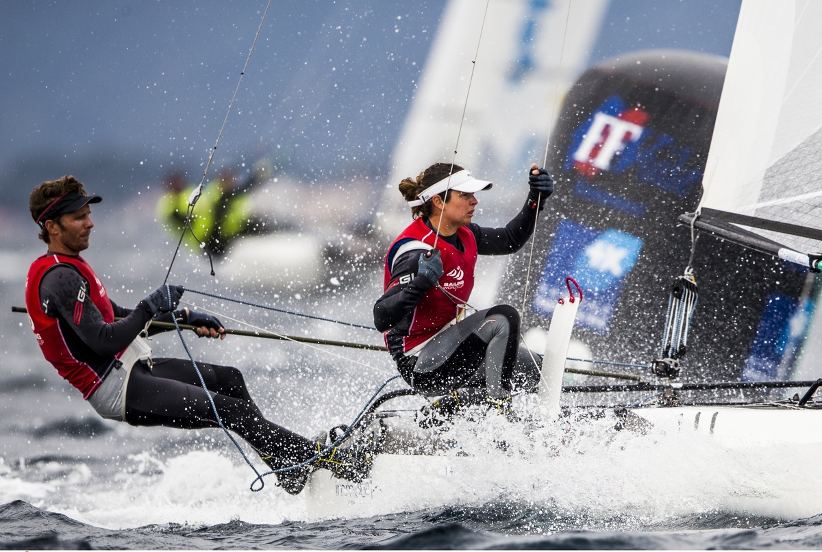 Coppa del Mondo, Bissaro-Sicouri secondi nel Nacra 17 a Hyeres