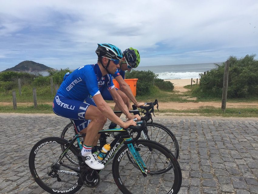 Azzurri in Brasile, 100 km di test sul percorso olimpico