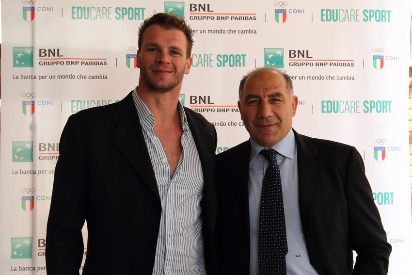EduCare Sport a Formia. Abbagnale e Baraldi testimonial del progetto di formazione post carriera con BNL