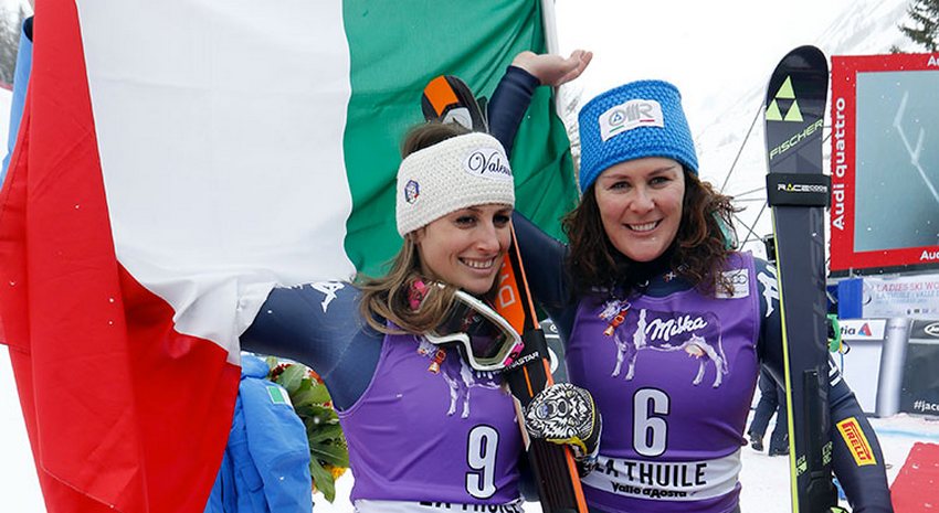 Coppa del mondo: Nadia Fanchini vince la seconda discesa a La Thuile, Merighetti terza