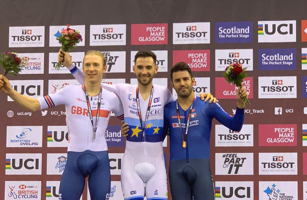 Coppa del Mondo, Lamon terzo nell'omnium a Glasgow