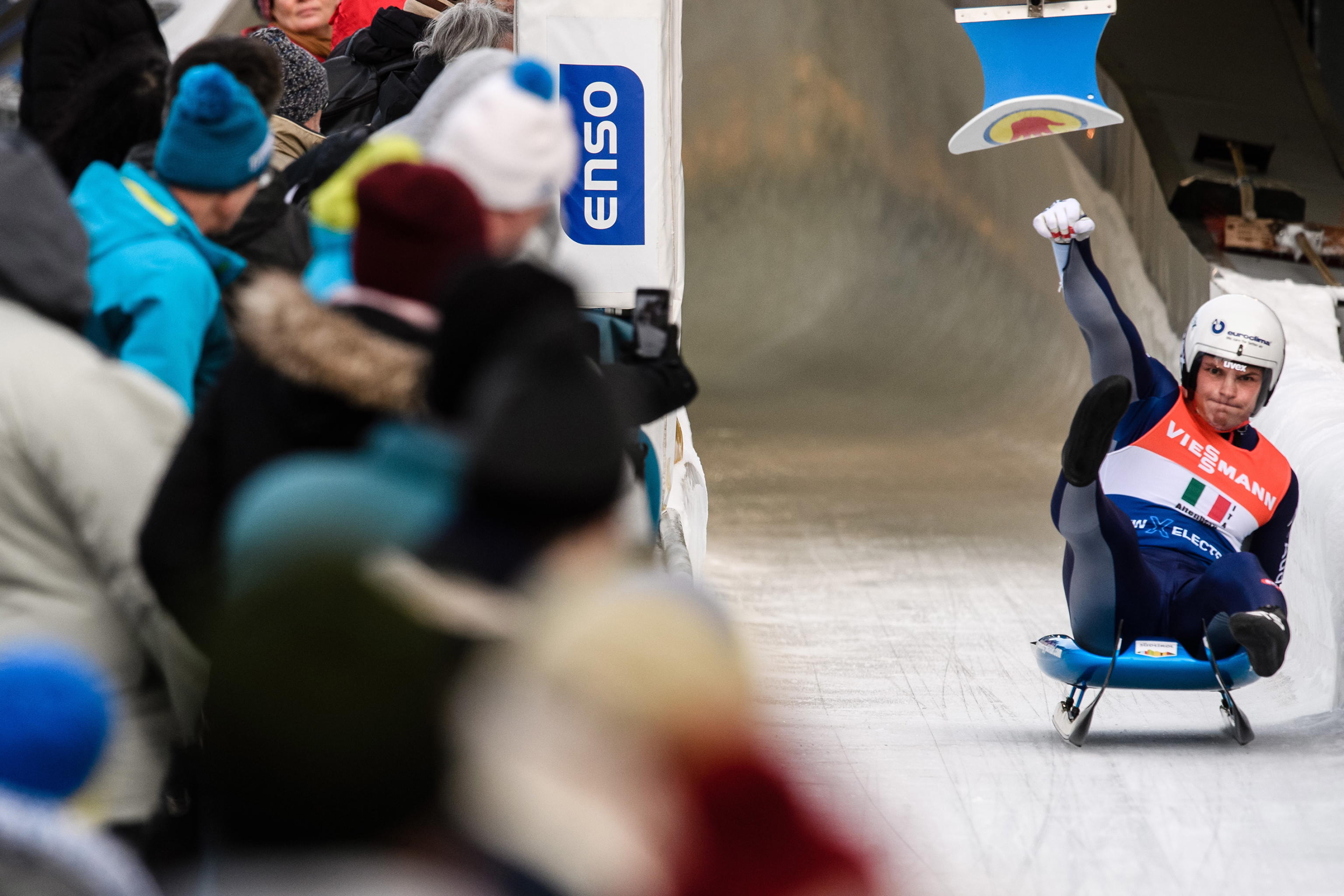 Dominik Fischnaller vince oro europeo e tappa di Coppa del Mondo a Lillehammer. Italia d'argento a squadre