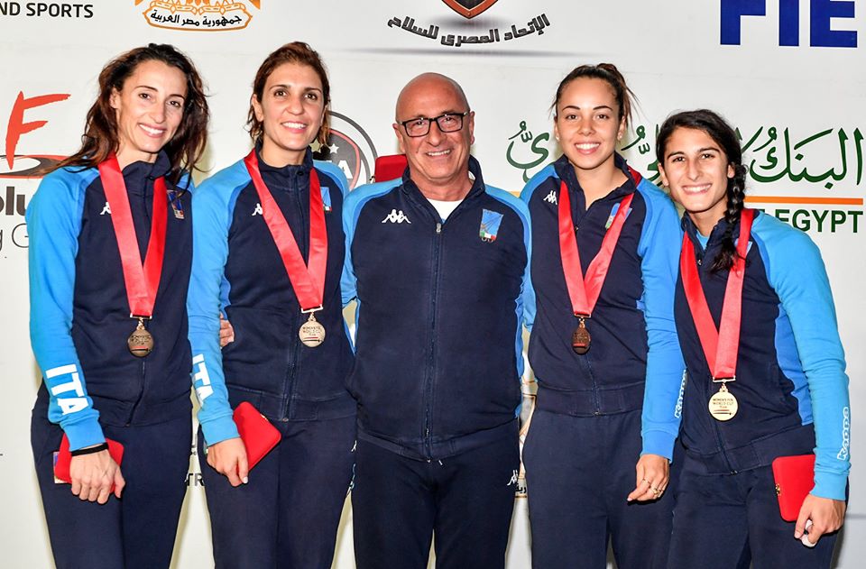 Coppa del Mondo, le fiorettiste azzurre vincono a Il Cairo. Spadisti secondi a Berna