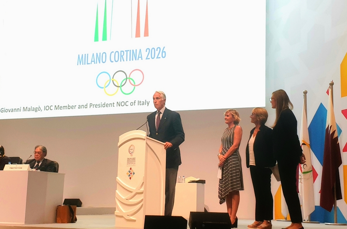 The Milano Cortina 2026 presentation closes the 24th ANOC General Assembly