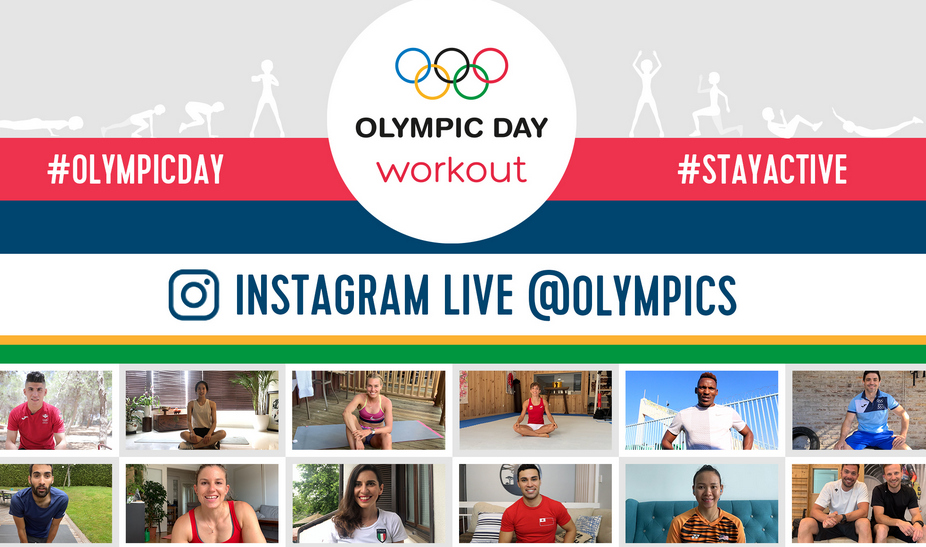 Olympic Day 2020, the world's biggest online olympic workout
