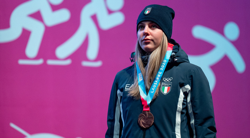 Losanna 2020: Katia Filippi (speed skating) di bronzo nella Mass Start 