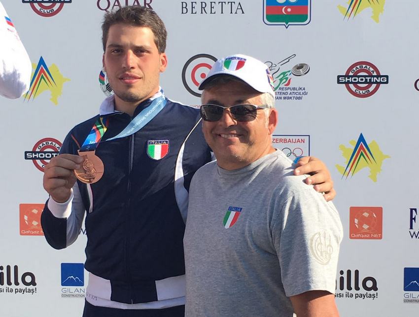 Coppa del Mondo, Cassandro 3° nello Skeet a Baku