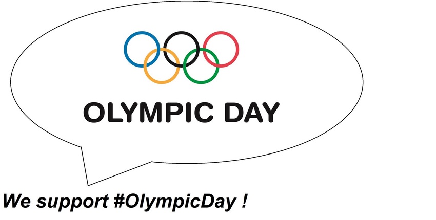 EXAMPLE Olympic Day Support logo