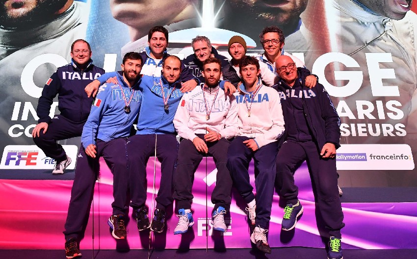 Coppa del Mondo di Fioretto: Azzurri di nuovo in vetta a Parigi 