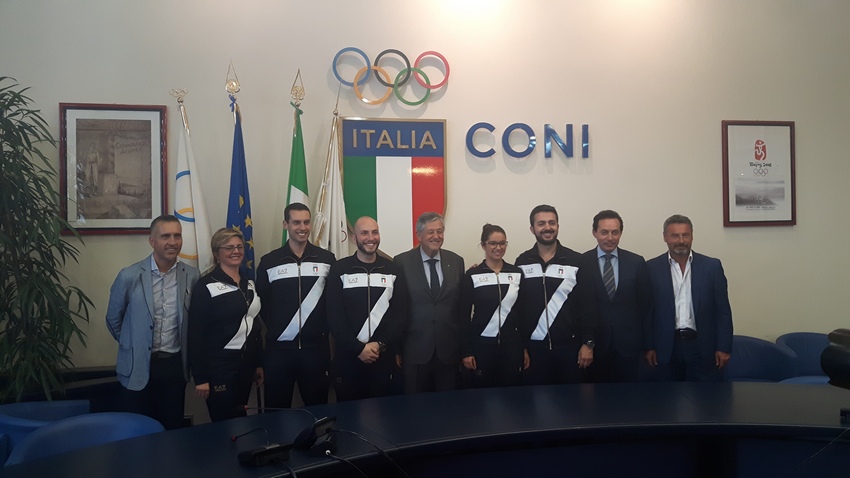 Presentata la squadra olimpica di tiro a segno: 5 azzurri mettono i Giochi  nel mirino