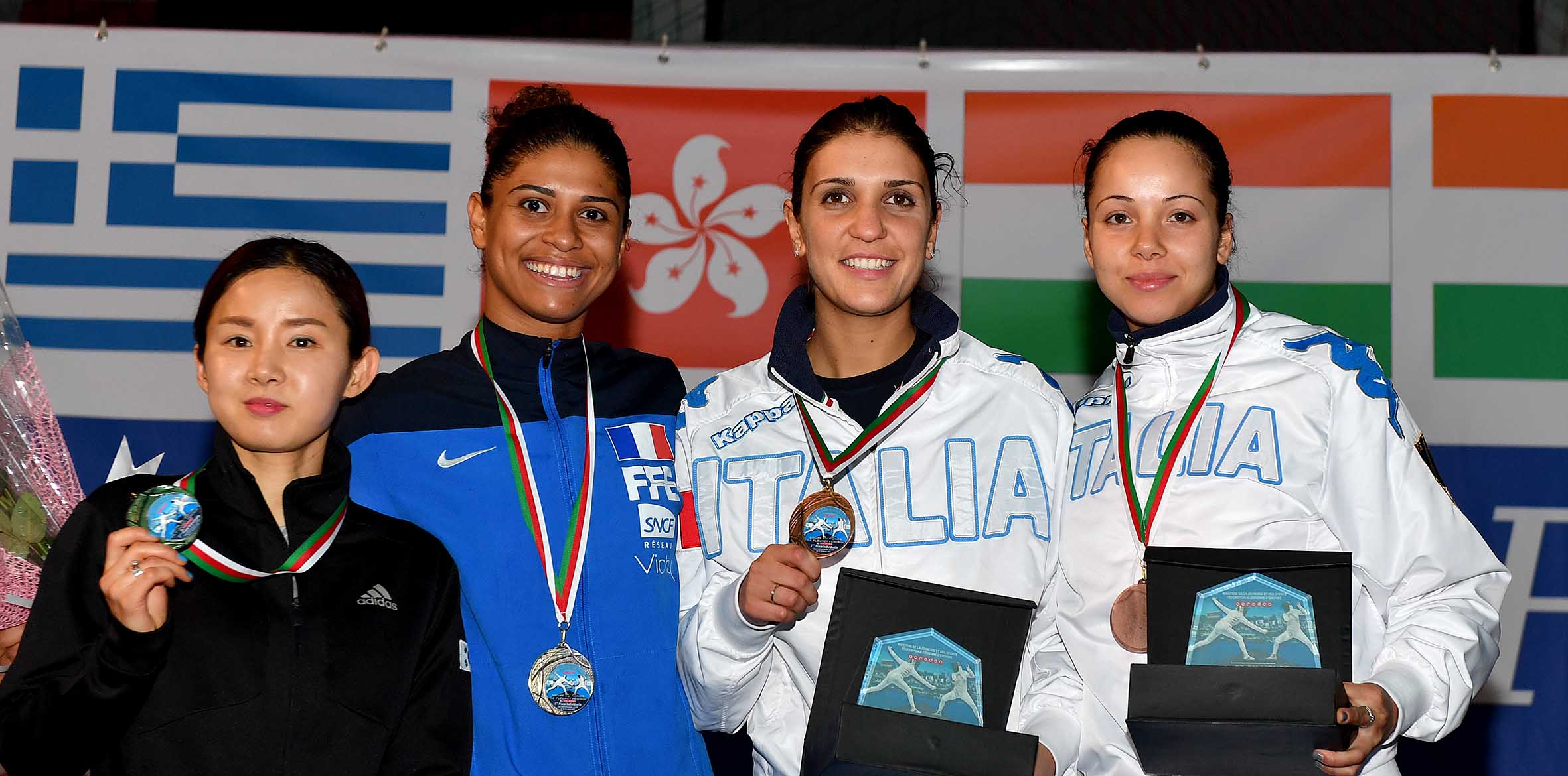 algeri podio cdm fioretto femminile 2017